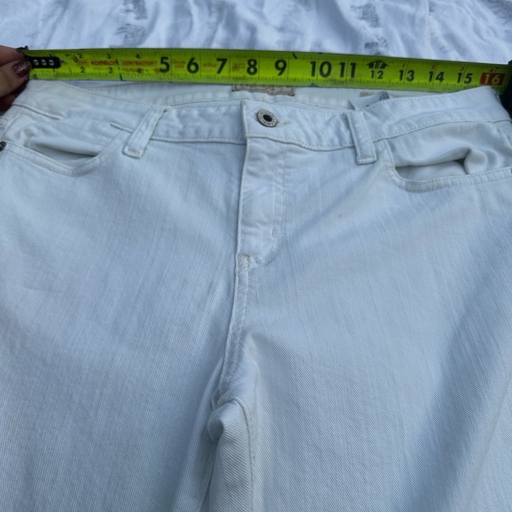 Guess White Straight Leg Jeans - Picture 4 of 5